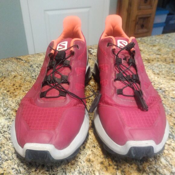 Salomon Women's Supercross Contagrip Trail Running Shoes Cerise 409304 Size 9.5 - Picture 5 of 12